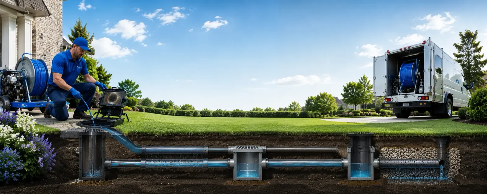 Outdoor drain cleaning information for Lynchburg, MO